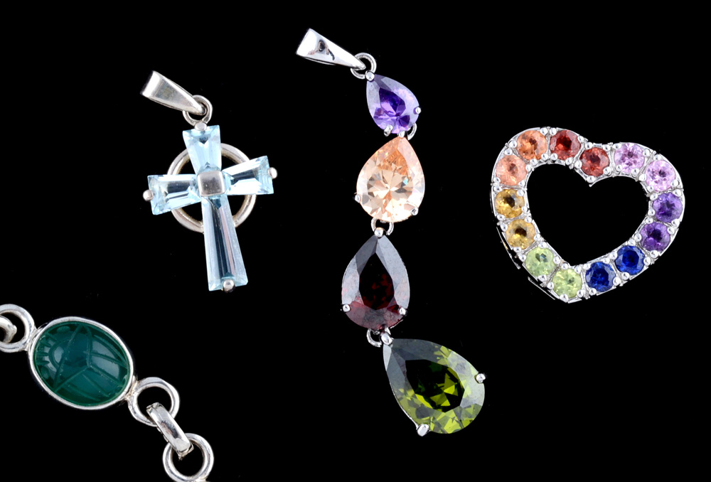 Sterling Silver and Gemstone Jewelry