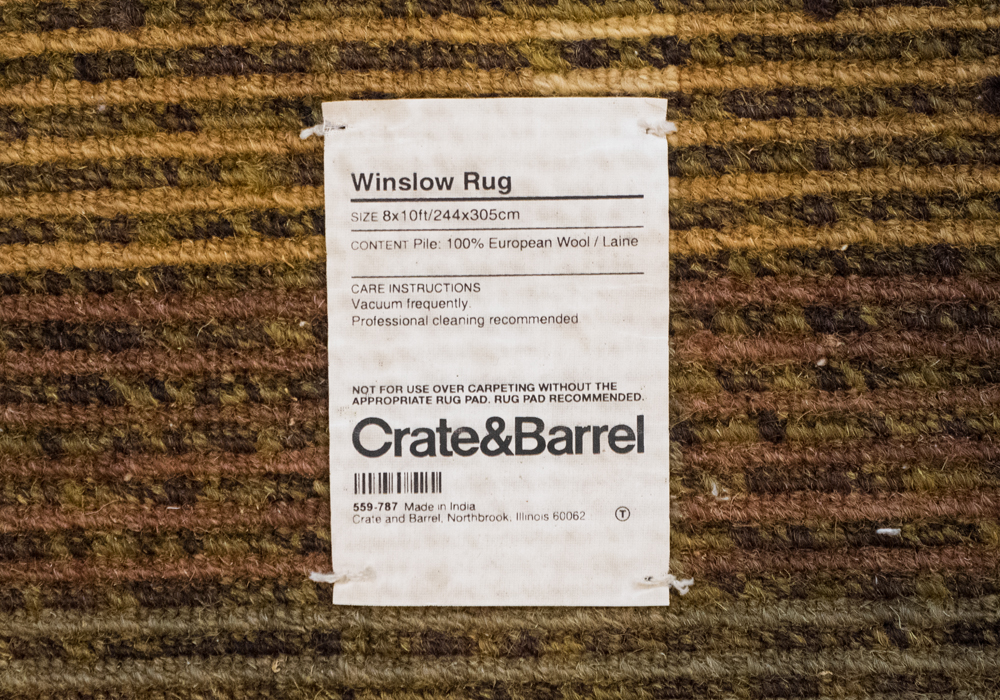 Crate & Barrel Wool "Winslow" Rug