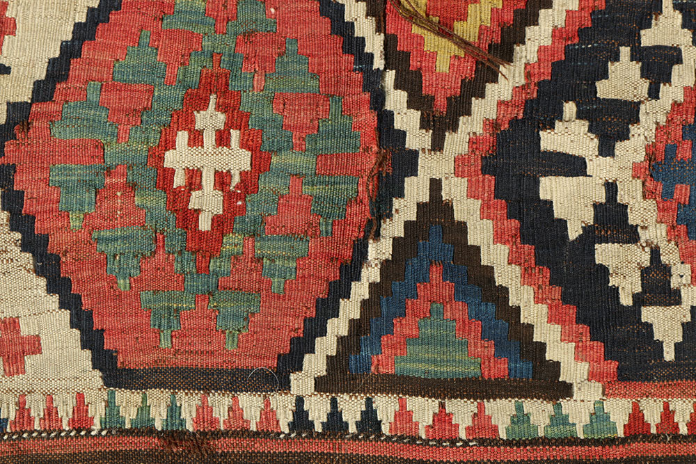 Vintage Handwoven Turkish Kilim Carpet Runner