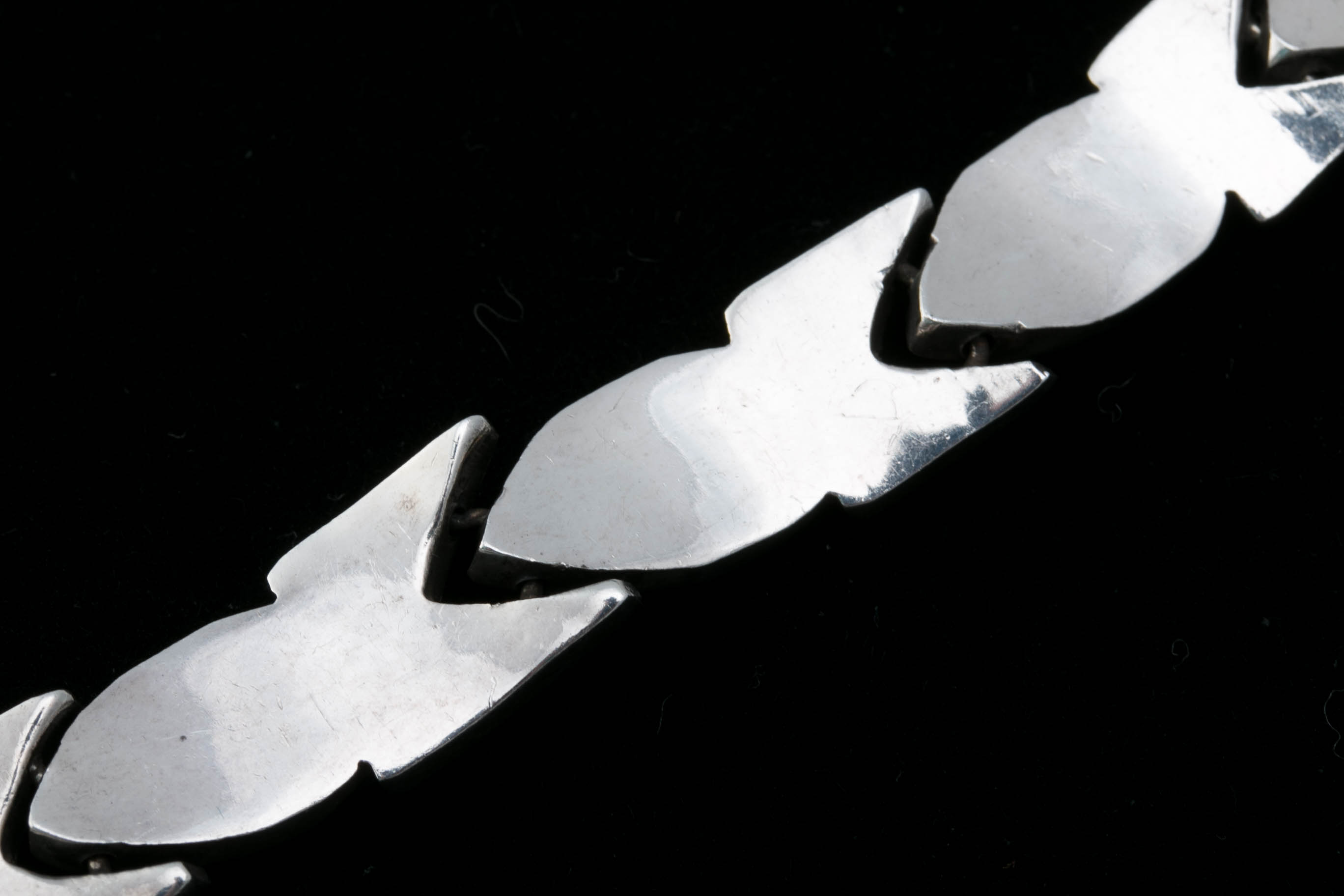 Mexico Sterling Link Bracelet