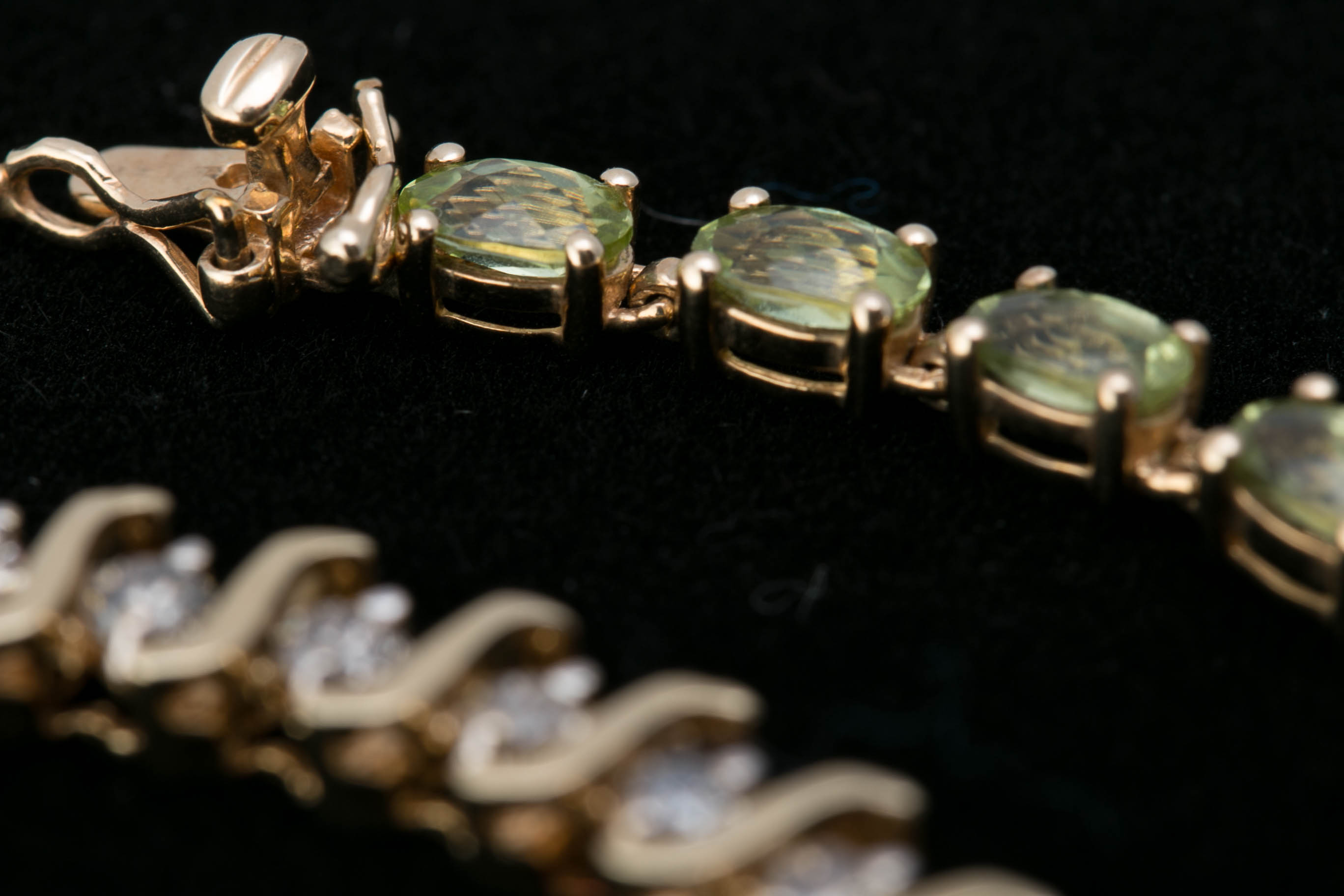 Two 10K Tennis Bracelets