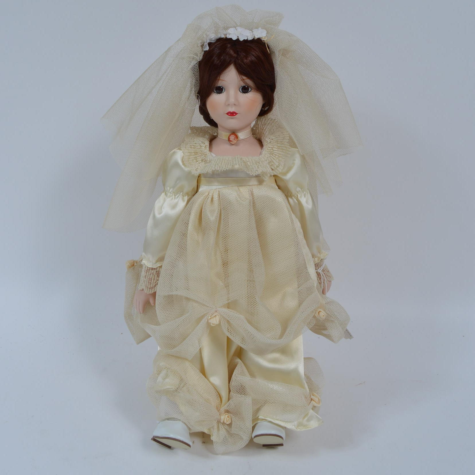 Vintage Porcelain 'Anna' Doll