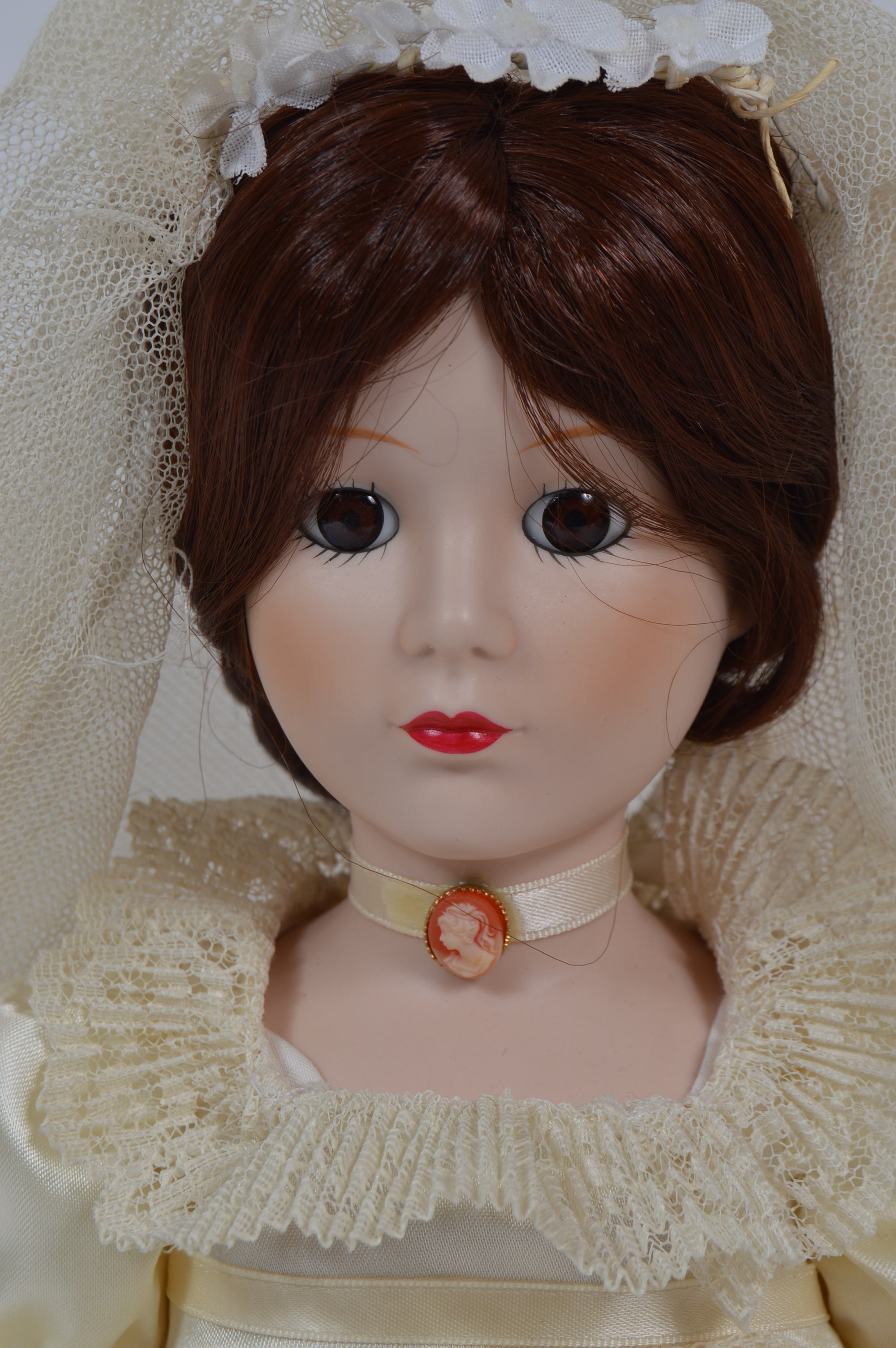 Vintage Porcelain 'Anna' Doll