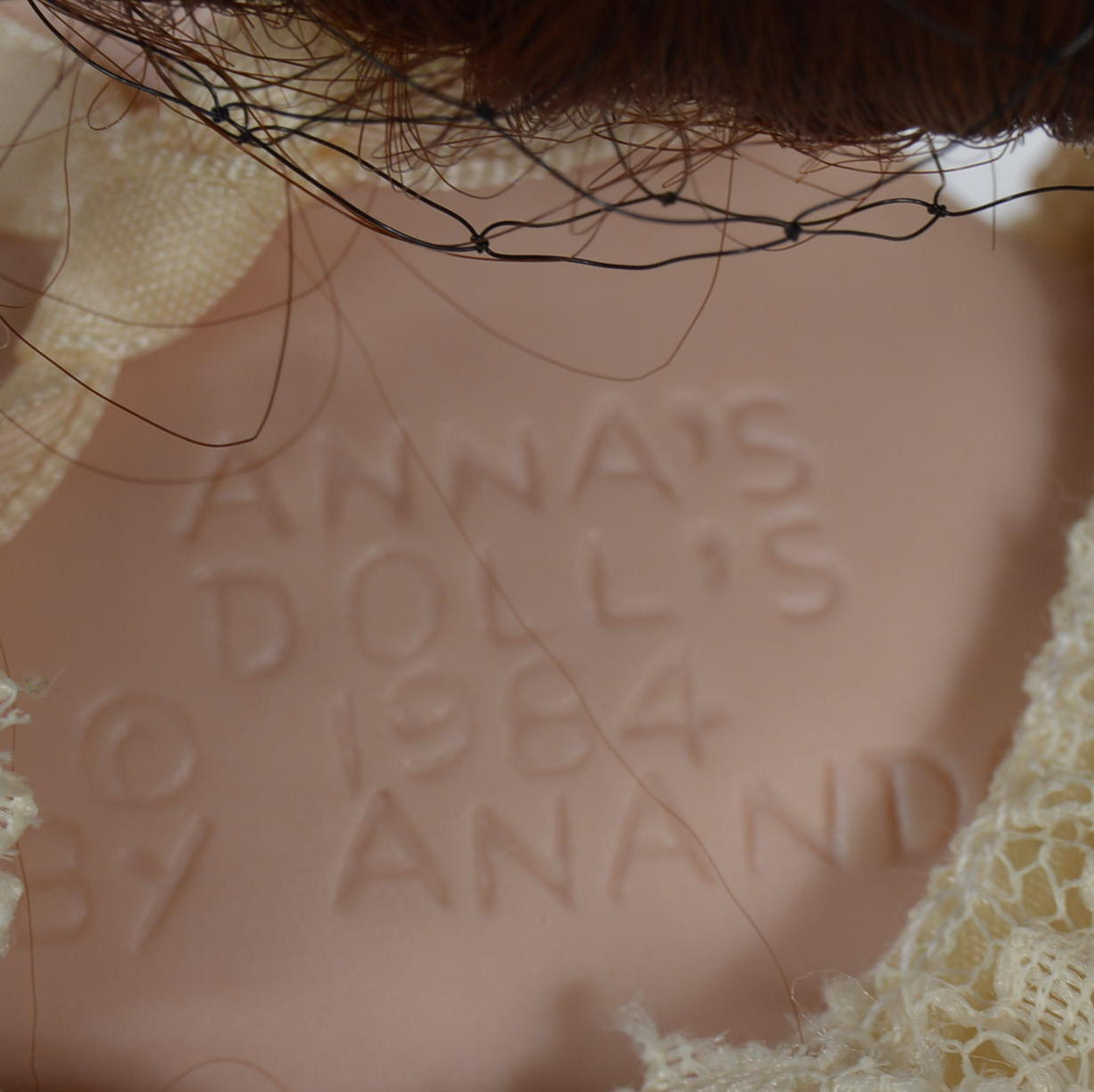 Vintage Porcelain 'Anna' Doll