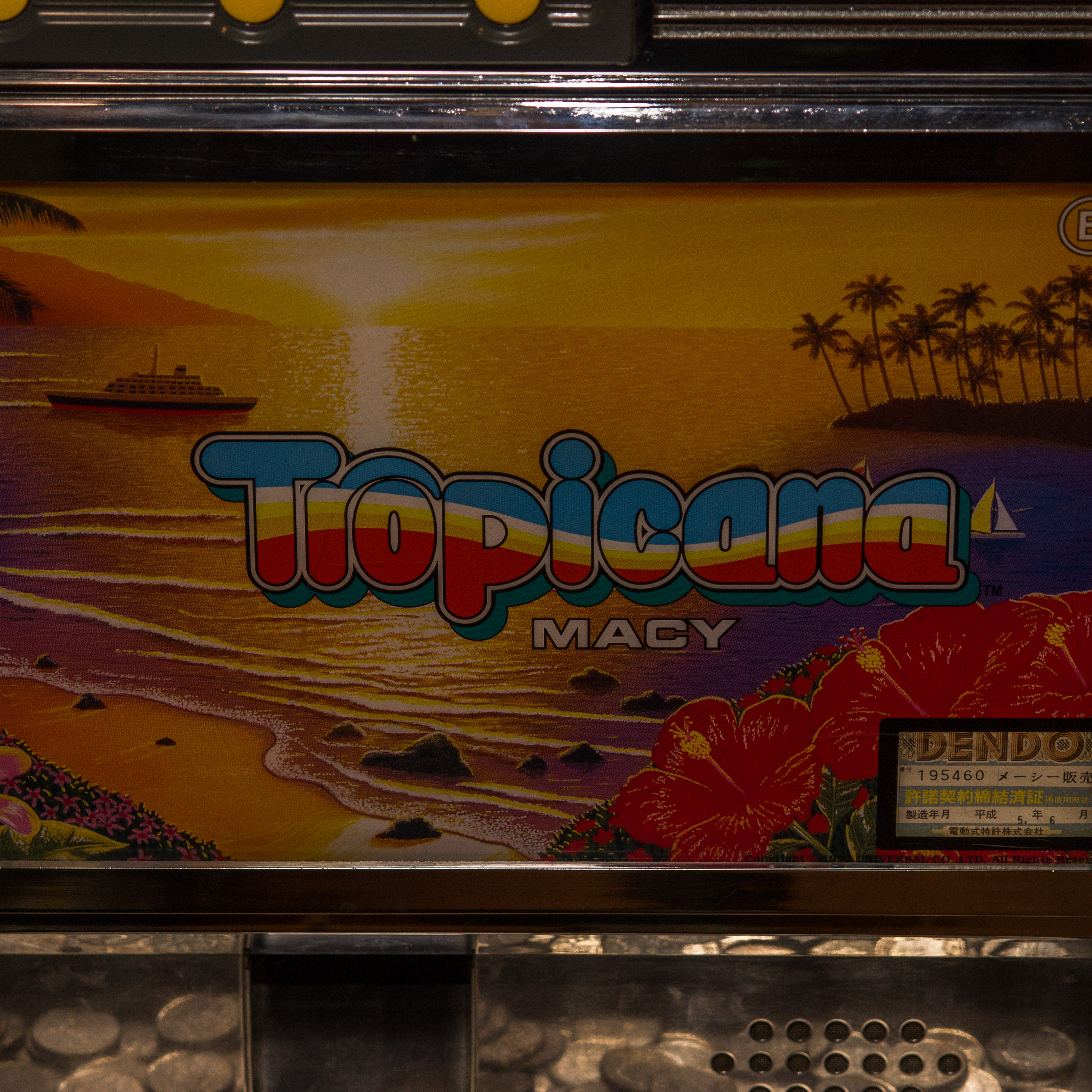 Pachislo "Tropicana Macy" Slot Machine