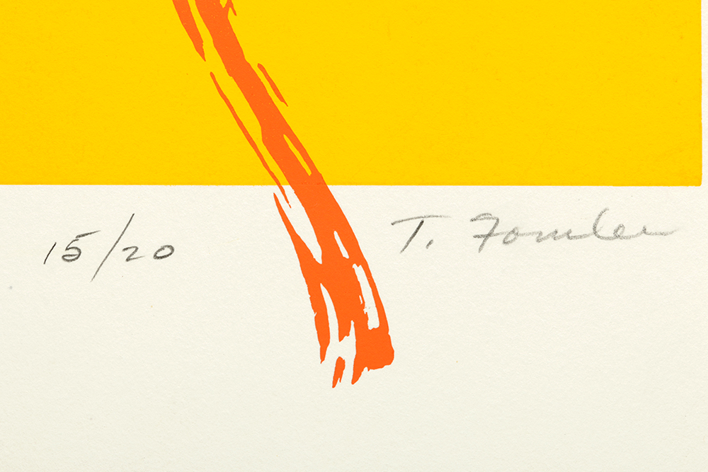 Thelma Fowler Limited Edition Serigraph "One, Two, Three" and "Three + Three"