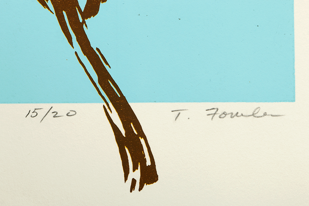 Thelma Fowler Limited Edition Serigraph "One, Two, Three" and "Three + Three"