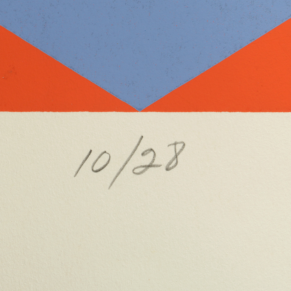 Thelma Fowler Limited Edition Serigraph "Blue Arrows"