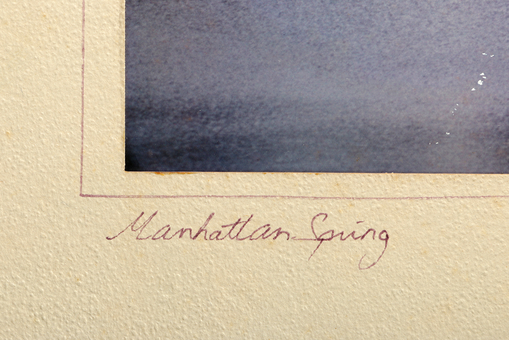 1980 Lee Snider Photograph "Manhattan Spring"