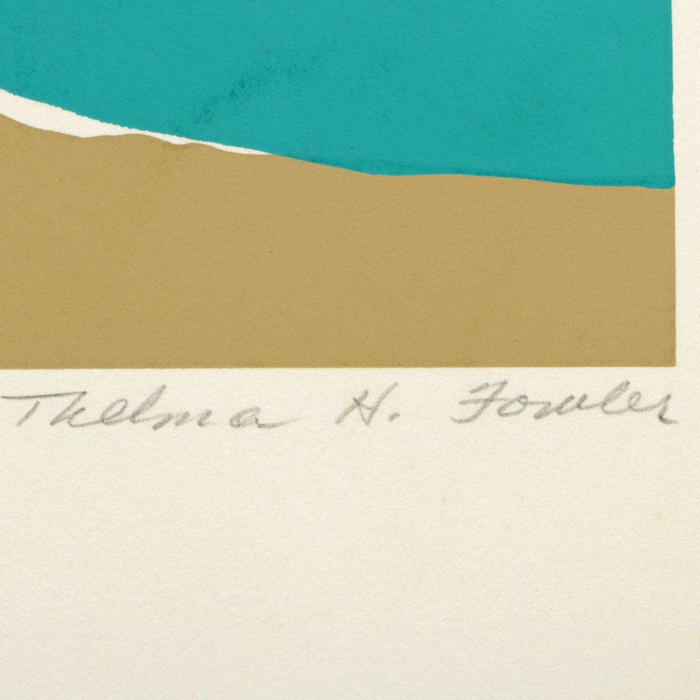 Thelma Fowler Limited Edition Serigraph "Shrimping"