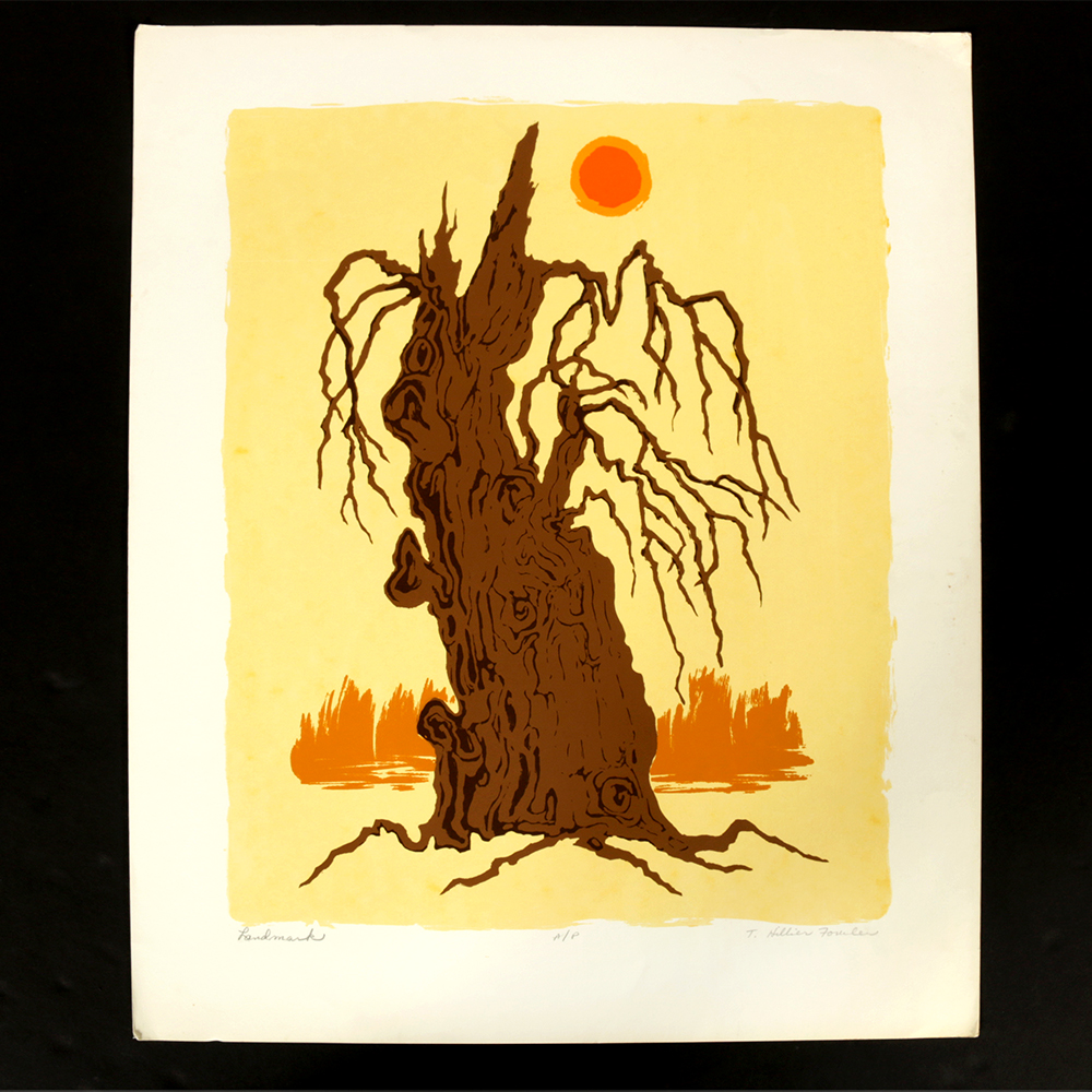 Thelma Fowler Artist Proof Serigraph "Landmark"