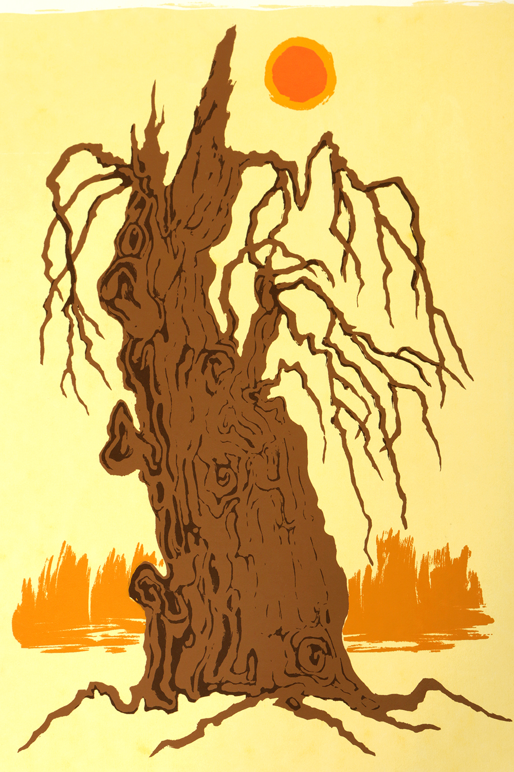 Thelma Fowler Artist Proof Serigraph "Landmark"