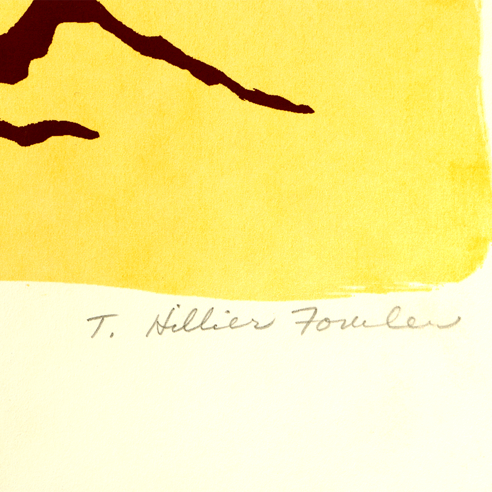 Thelma Fowler Artist Proof Serigraph "Landmark"