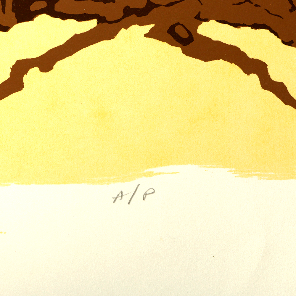 Thelma Fowler Artist Proof Serigraph "Landmark"