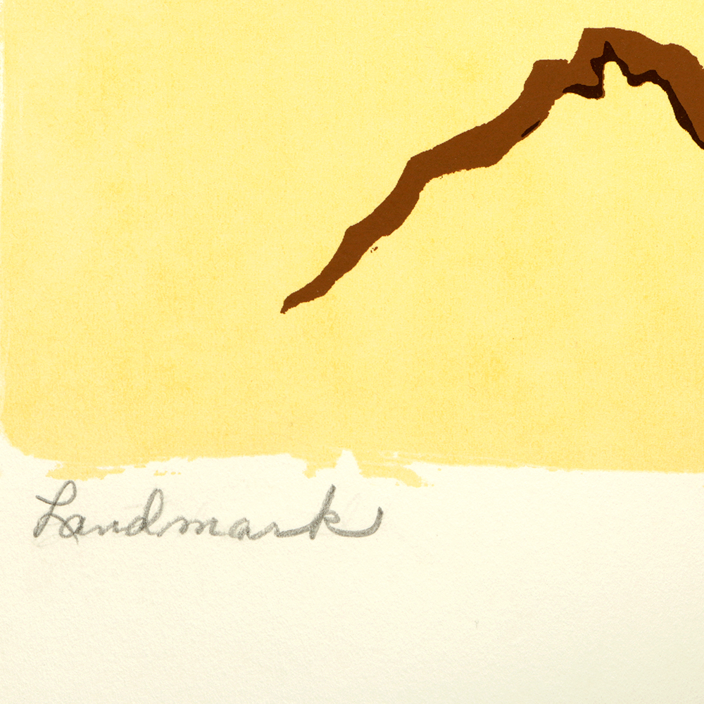 Thelma Fowler Artist Proof Serigraph "Landmark"