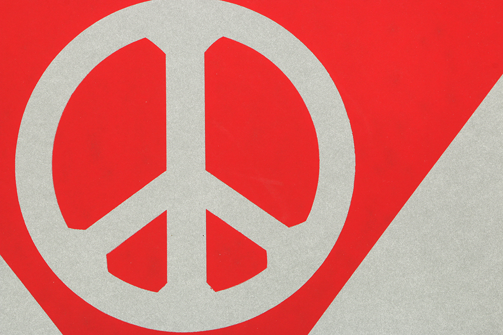 Thelma Fowler Limited Edition Serigraph "Prince of Peace with Red"