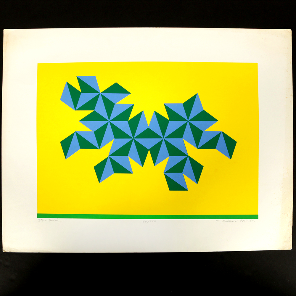 Thelma Fowler Limited Edition Serigraph "Star Fold"