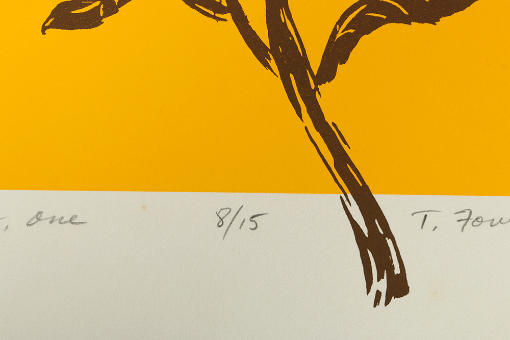 Thelma Fowler Signed Limited Edition Serigraphs "Three, Two, One"