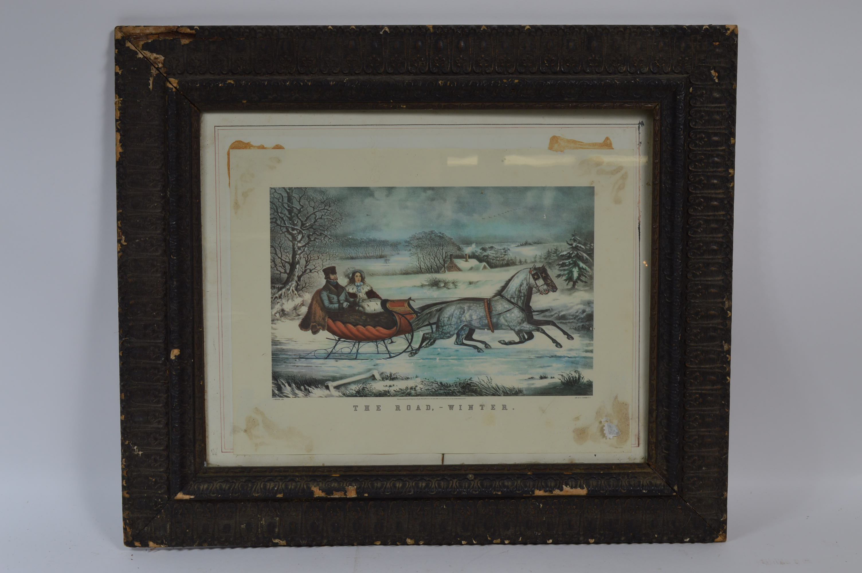 Vintage Offset Lithographs in Framed