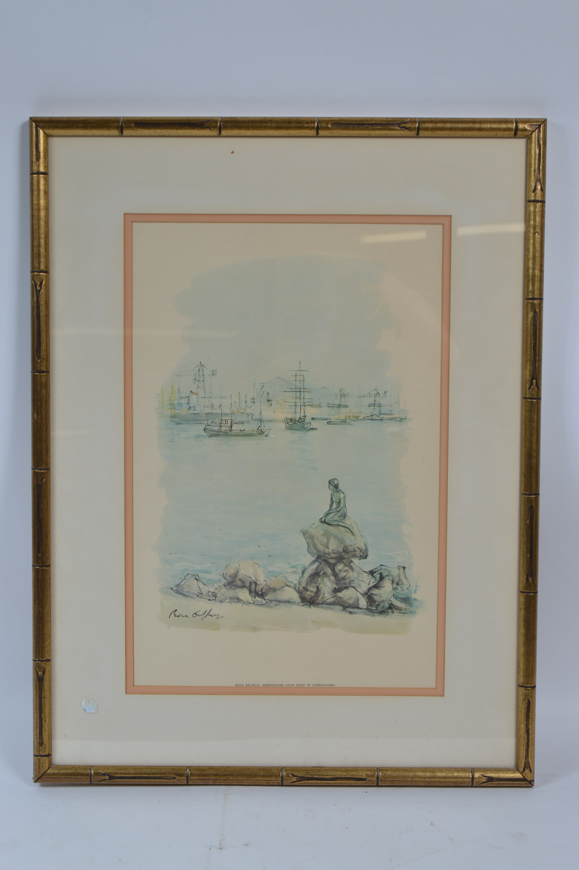 Vintage Offset Lithographs in Framed