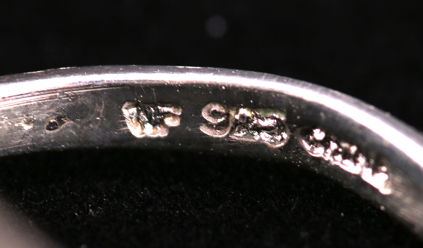 Stamped 925 Silver Earrings and Rings