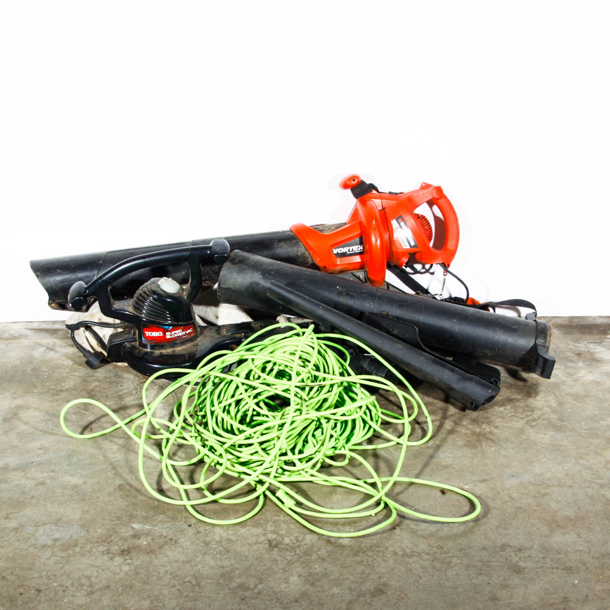 Black & Decker Leaf Hog and Toro Super Blower Vac