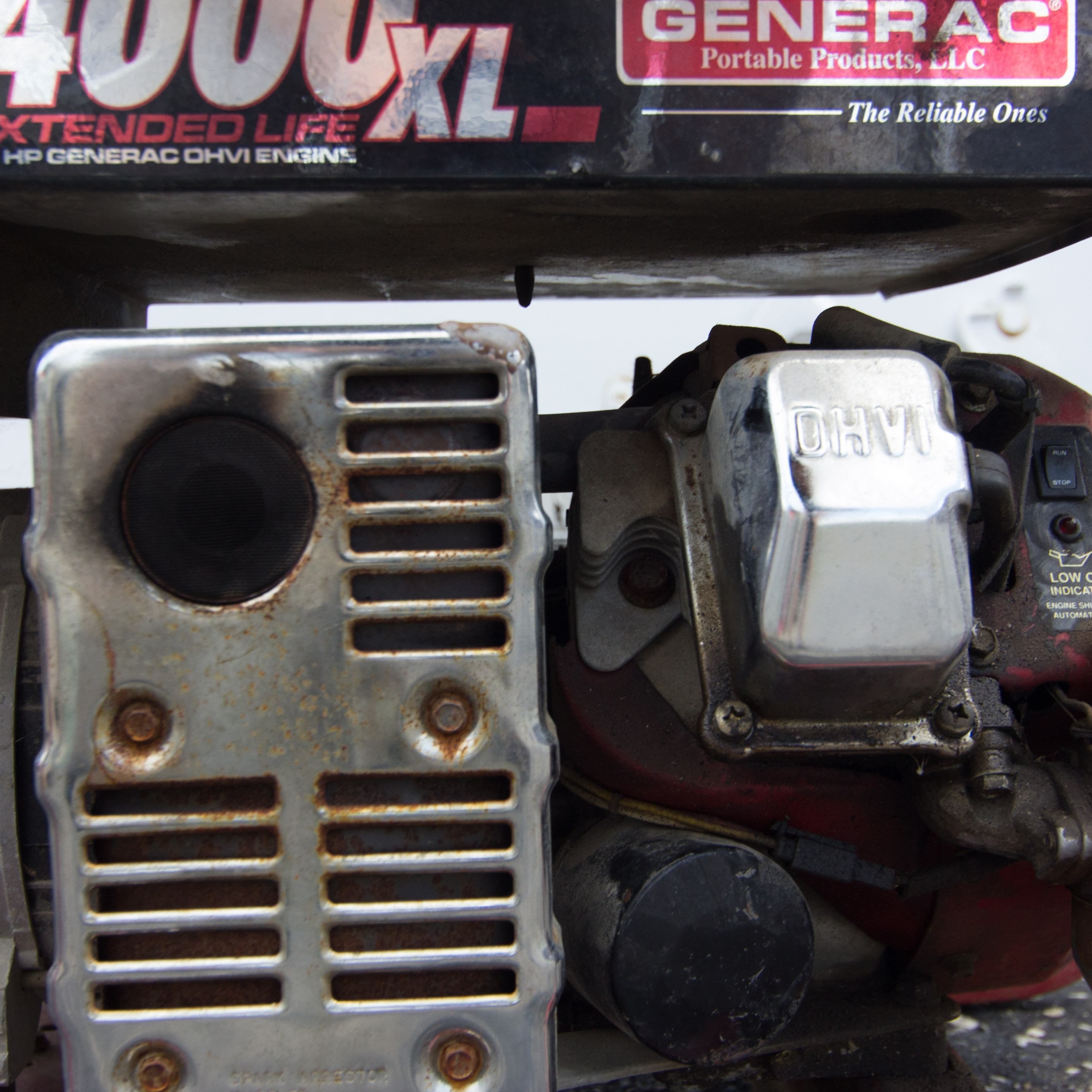 Generac Gas Powered 4000XL Extended Life 7.8 HP Generator