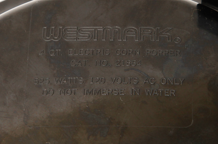 Westmark Electric Corn Popper