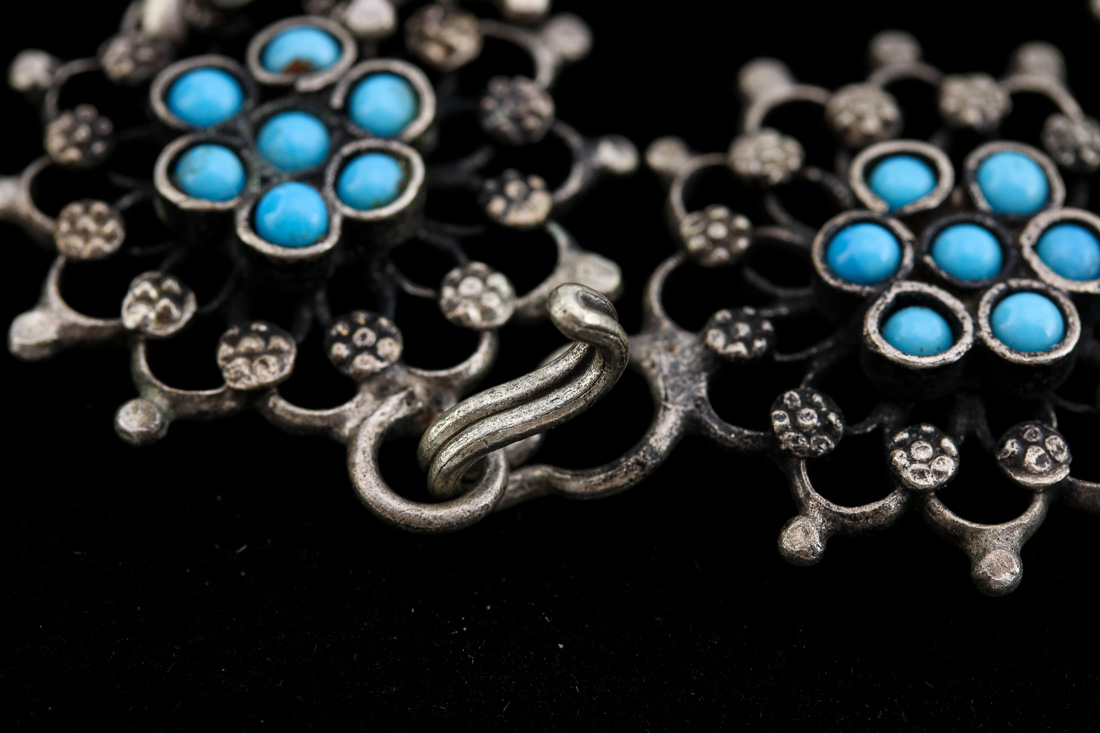 Silver Tone Bracelet and Brooch