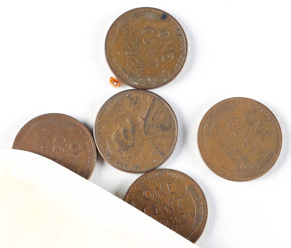 Unsorted 1940s Wheat Pennies
