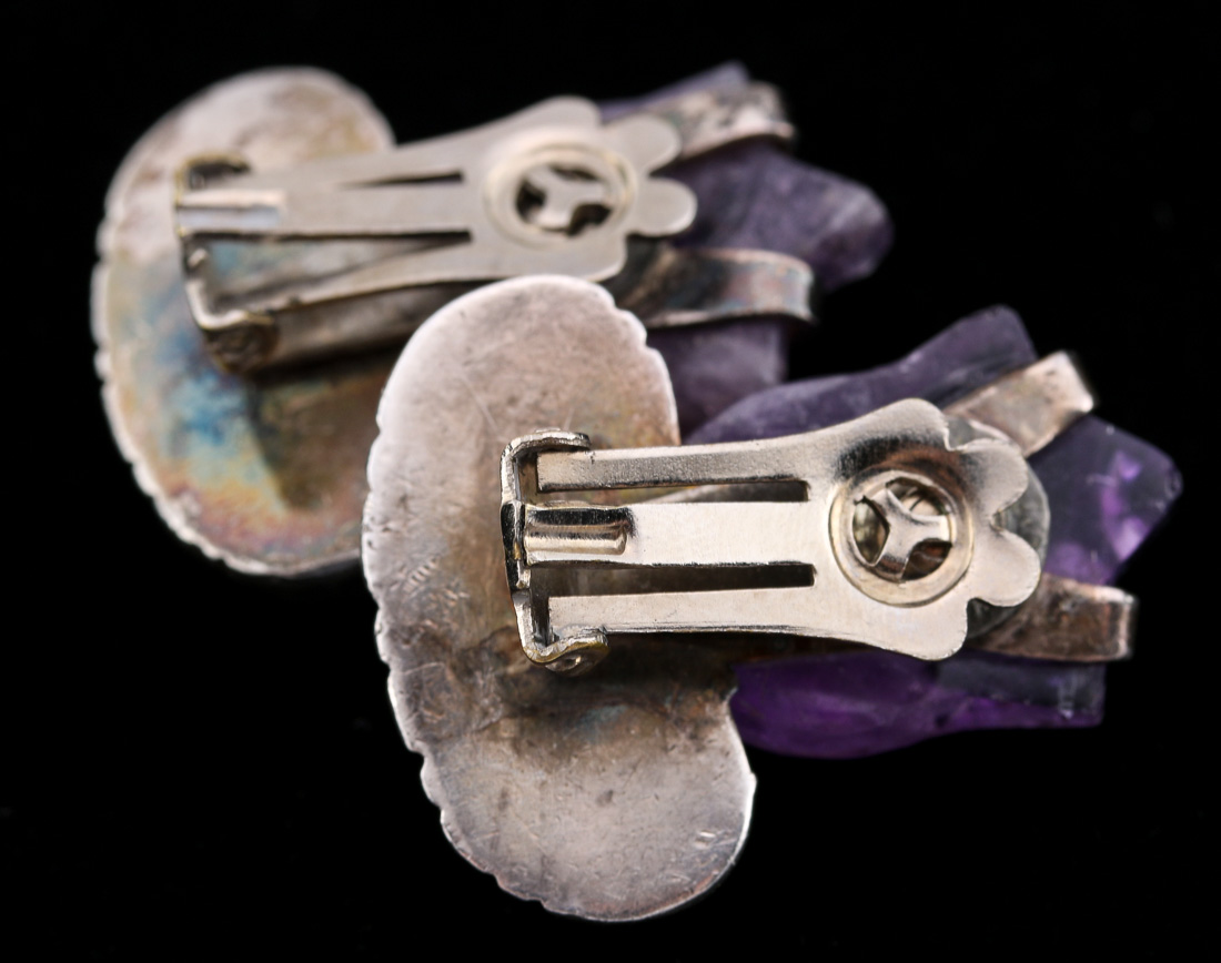 Amethyst Tulip Earrings