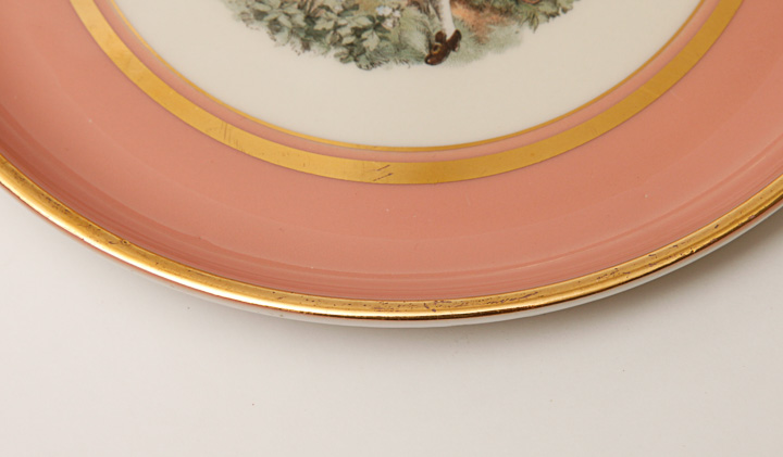 Vintage Hyalyn Colonel Themed Plates