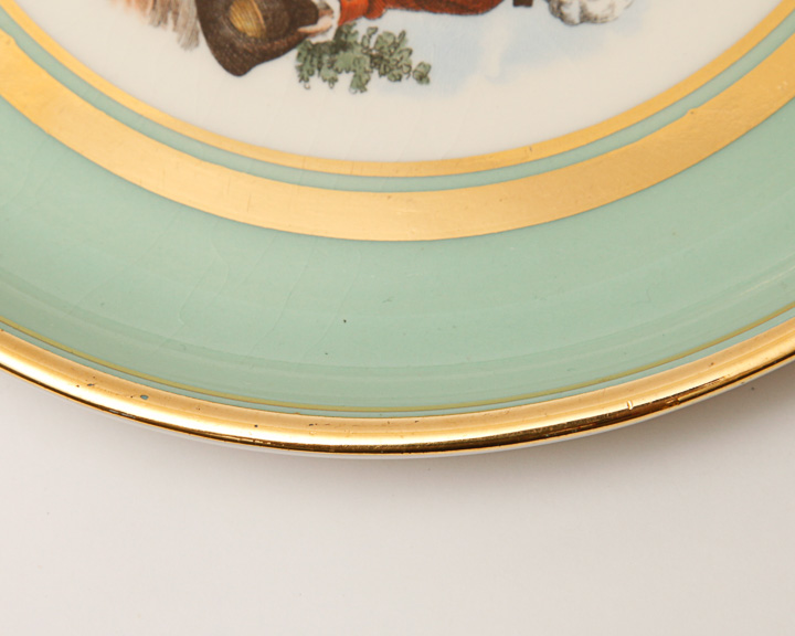 Vintage Hyalyn Colonel Themed Plates