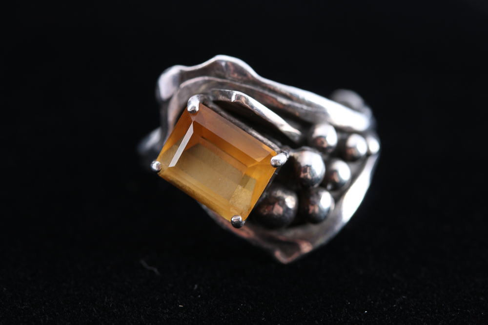 Sterling Silver and Gemstone Rings