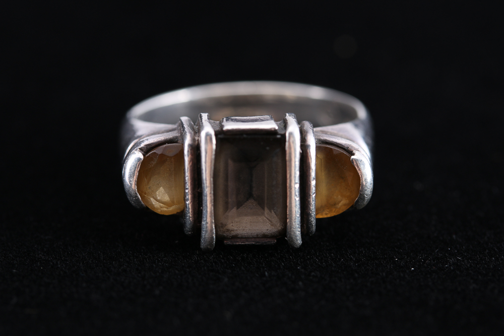 Sterling Silver and Gemstone Rings