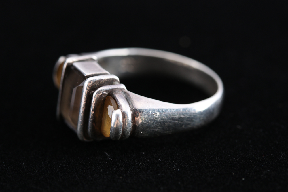 Sterling Silver and Gemstone Rings