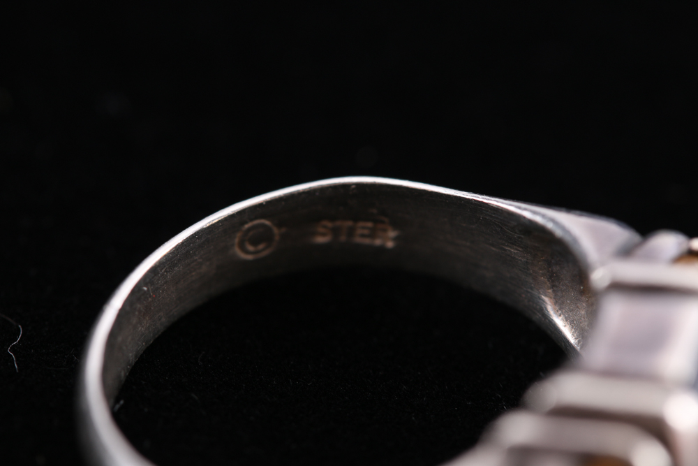 Sterling Silver and Gemstone Rings