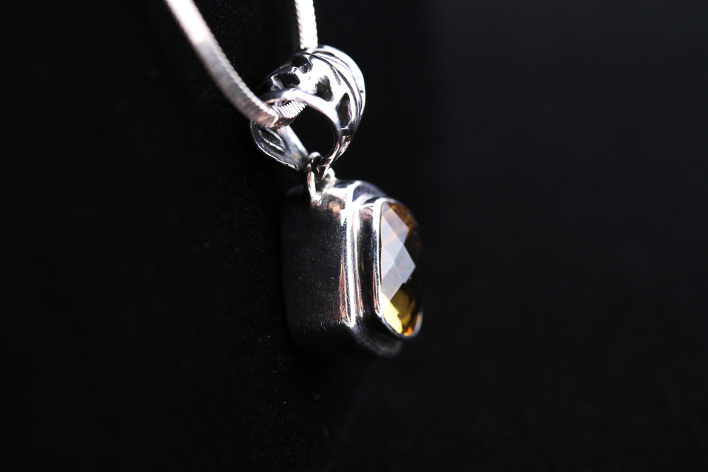 Lori Bonn Sterling Silver Citrine Necklace