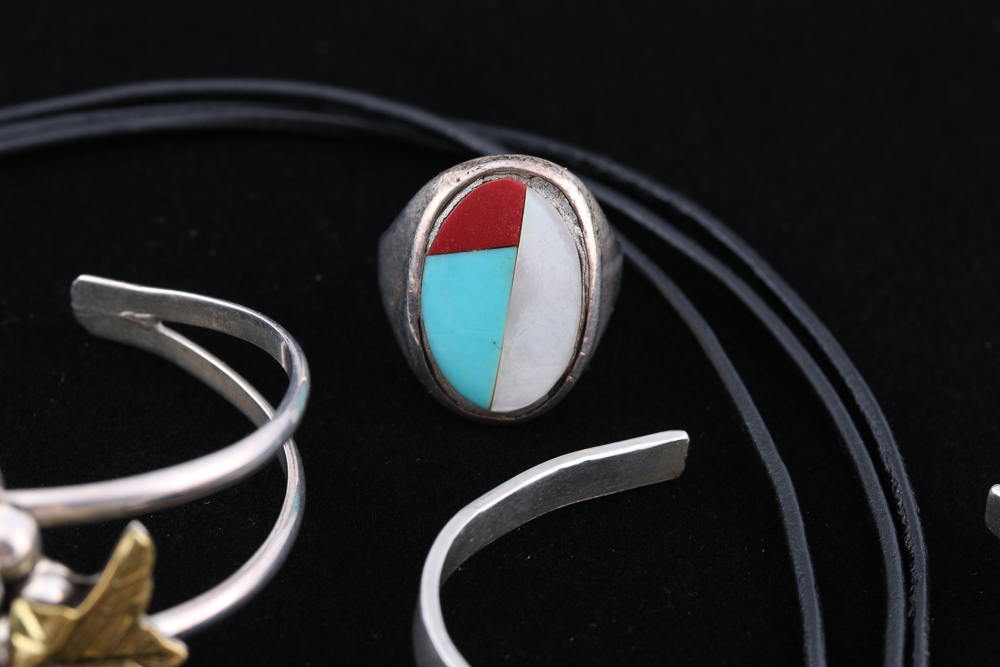 Assortment of Sterling Silver Jewelry