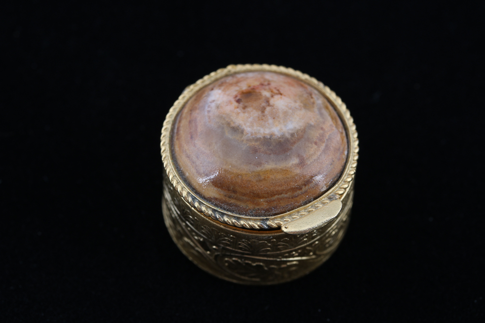 Assortment of Metal Jewelry and Perfume Boxes