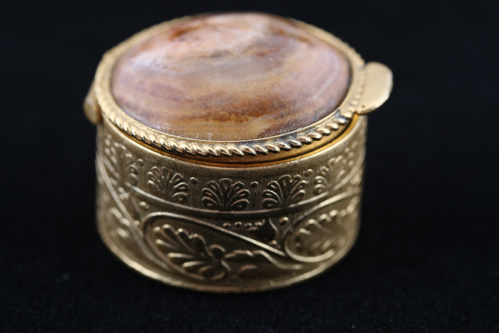 Assortment of Metal Jewelry and Perfume Boxes