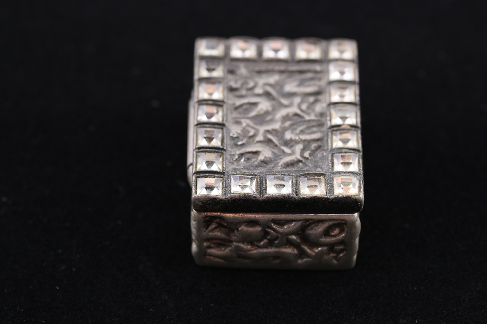 Assortment of Metal Jewelry and Perfume Boxes