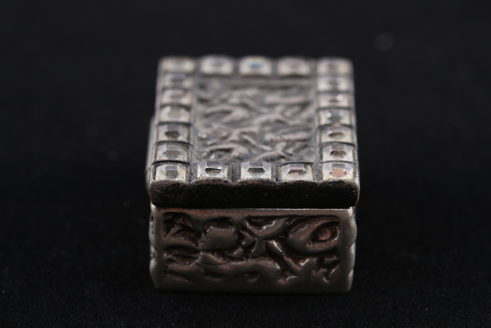 Assortment of Metal Jewelry and Perfume Boxes