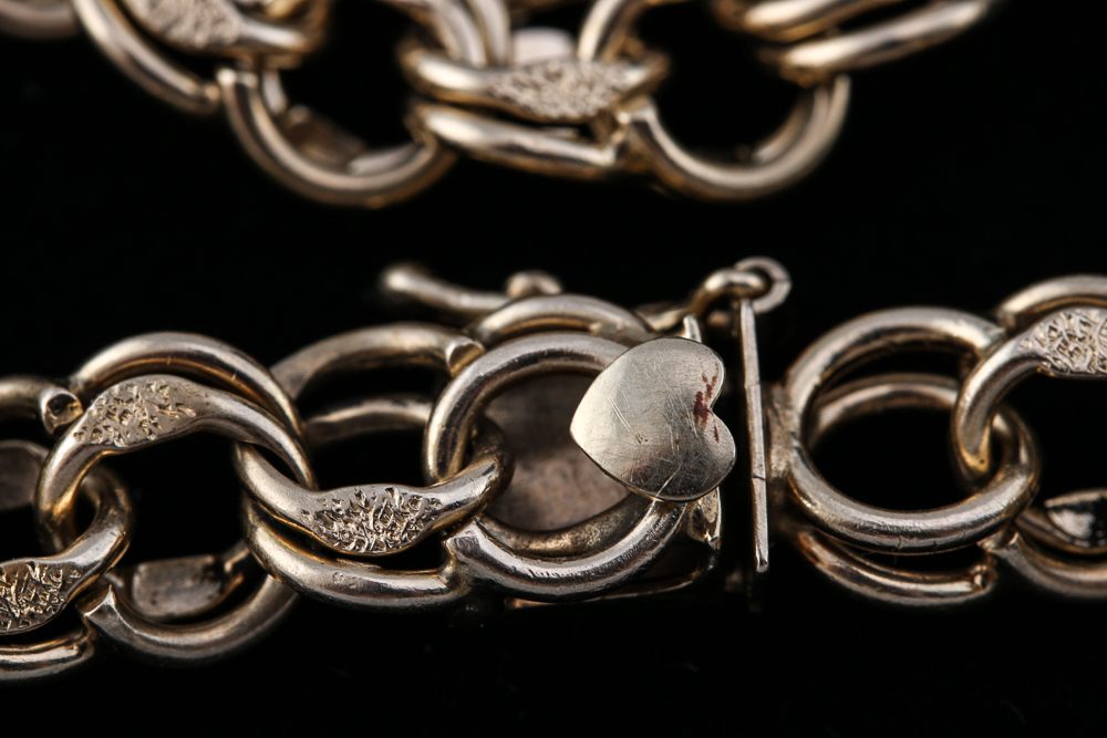 Yellow Gold Double Curb Bracelet