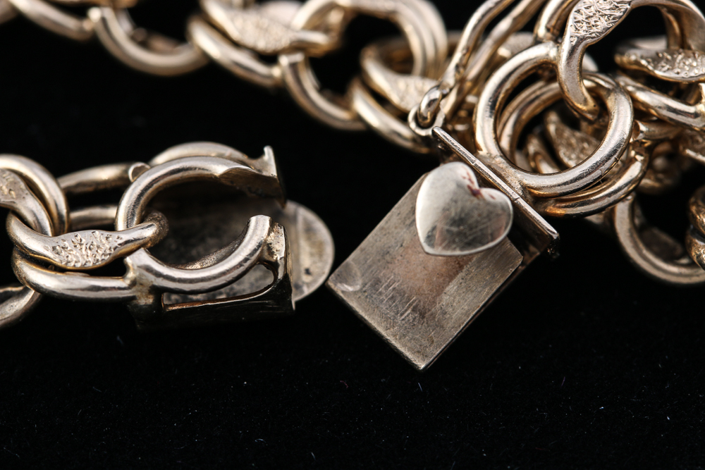 Yellow Gold Double Curb Bracelet