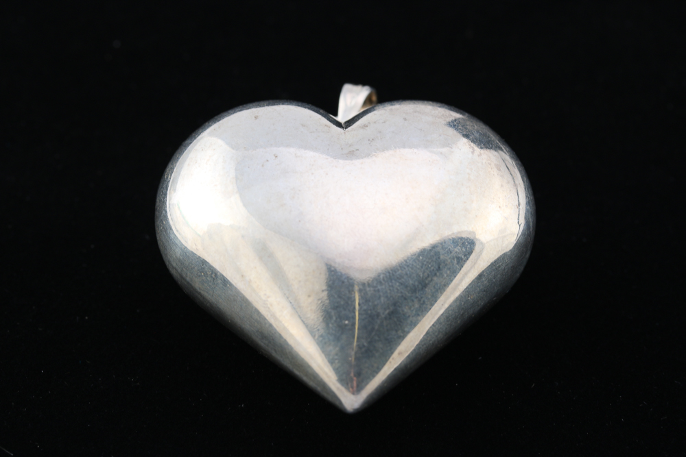 Collection of Vintage Heart Shaped Costume Jewelry