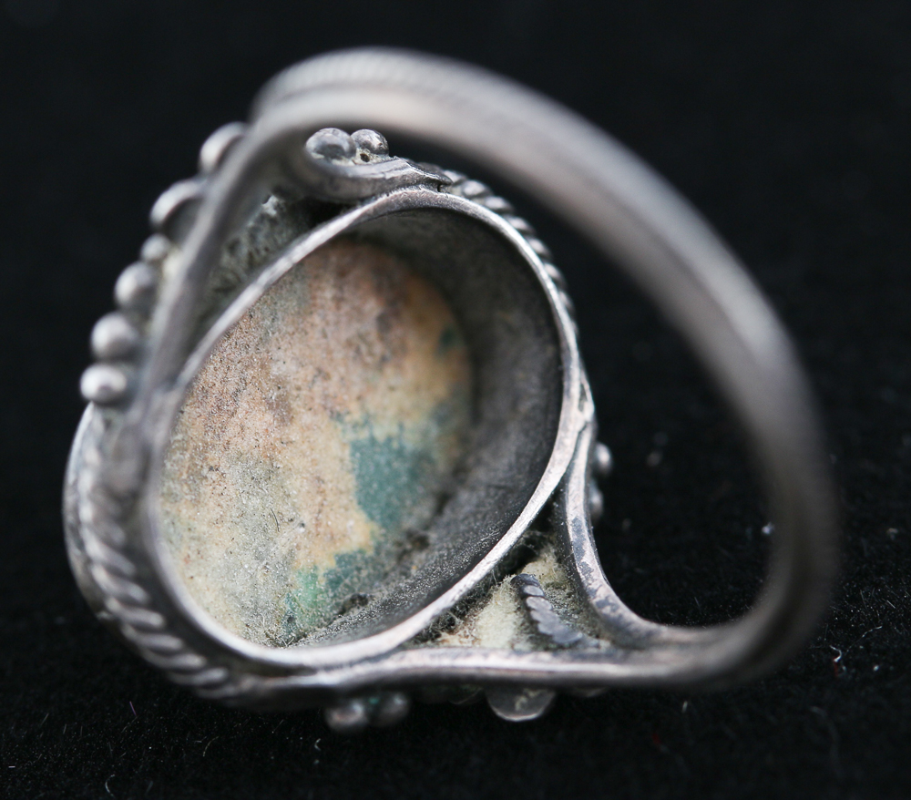 Juergens & Anderson Co Silver Jasper Ring