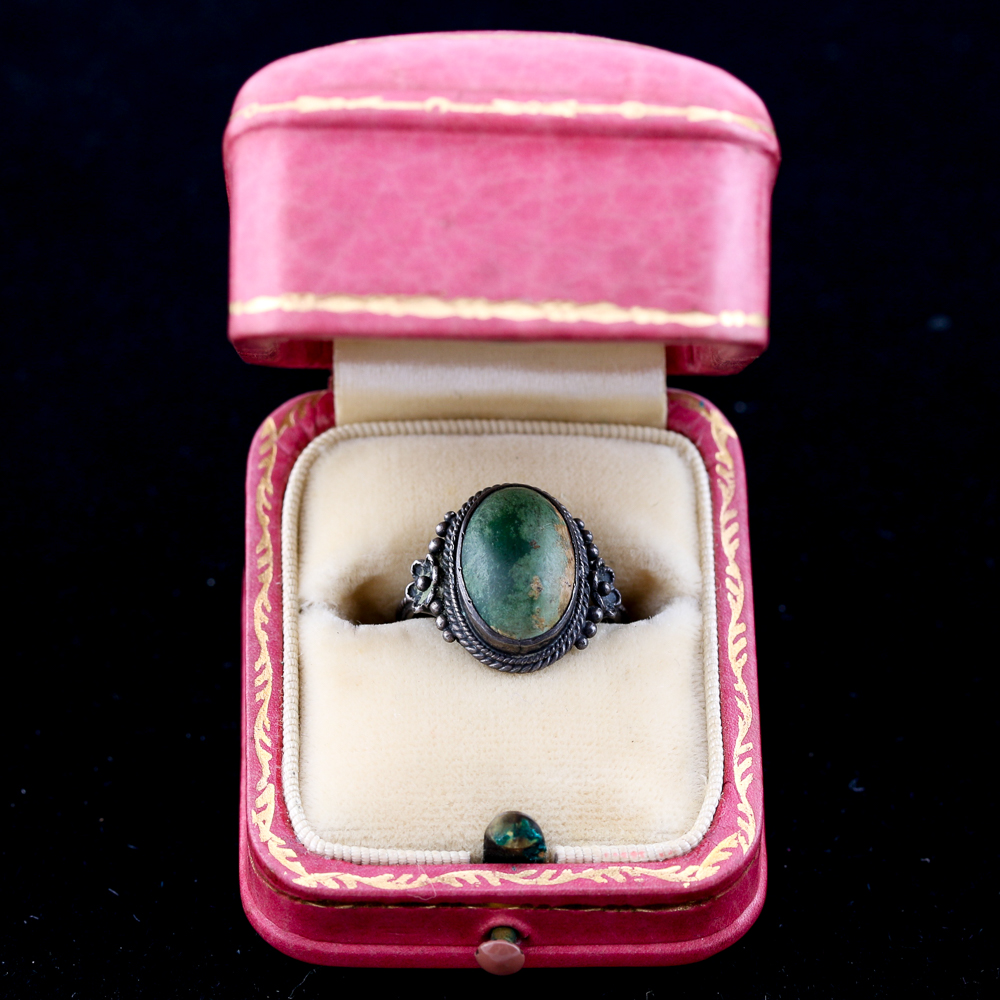 Juergens & Anderson Co Silver Jasper Ring