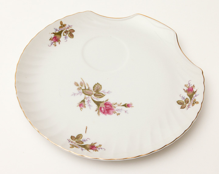 Vintage Dessert Plate and Cup Set