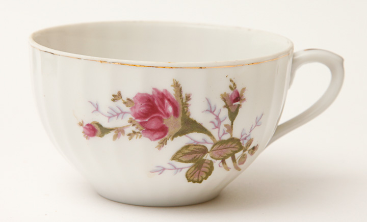 Vintage Dessert Plate and Cup Set